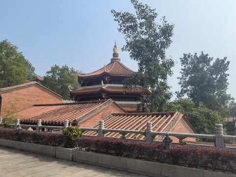 泉州南少林寺大殿风景