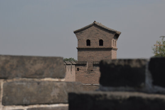 山西平遥古城街景大院建筑