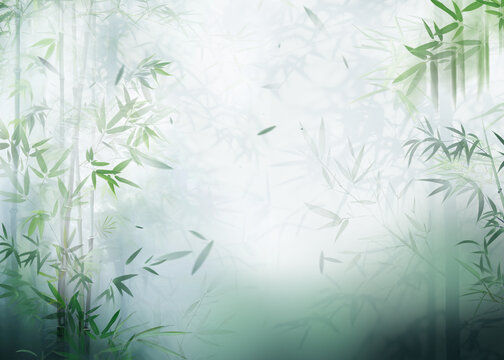 清新植物背景
