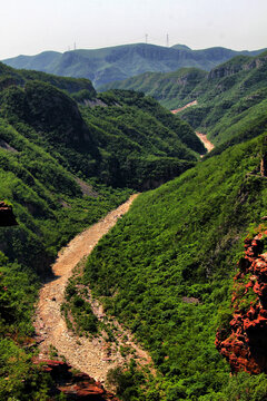 云台山南太行山麓