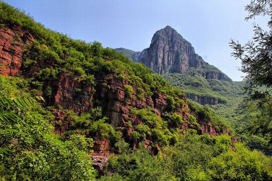 云台山南太行风景红石峡