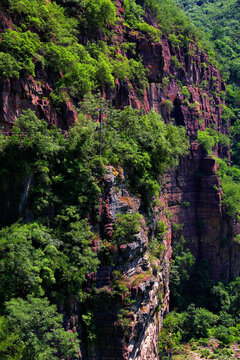 太行山云台山红石峡