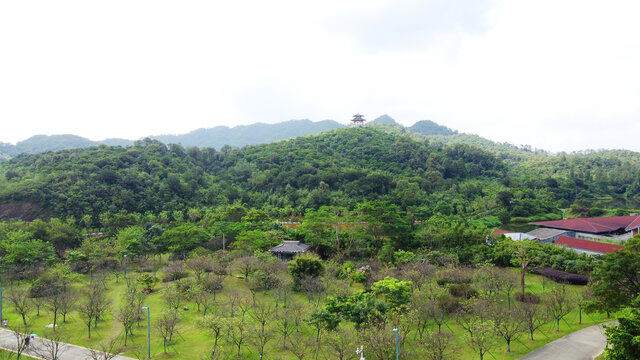 新会圭峰山旅游景区航拍