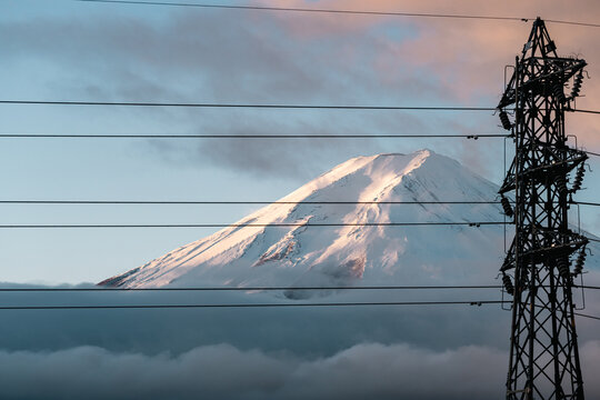 富士山特写