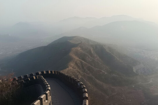 长城城墙山顶