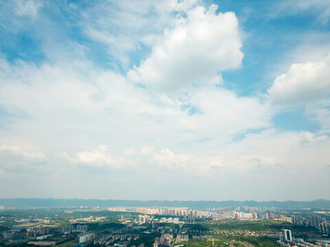 重庆大学城航拍