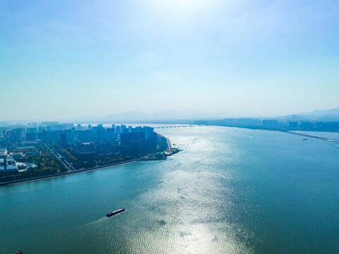 杭州城市风光航拍