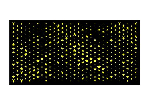星星沖孔圖案