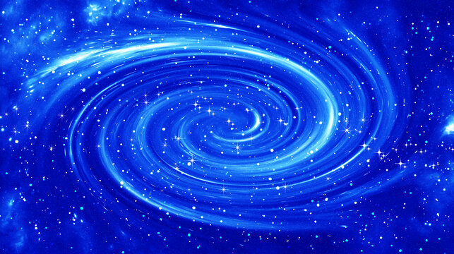 藍(lán)色星空圖