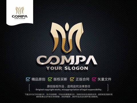 M字母LOGO設(shè)計