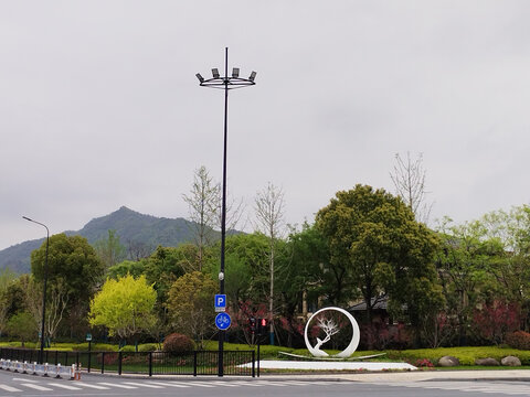 富阳鹿山大道街景