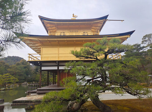 日本京都金阁寺舍利殿