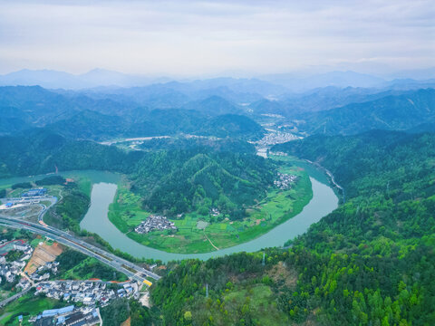 新安江山水画廊航拍