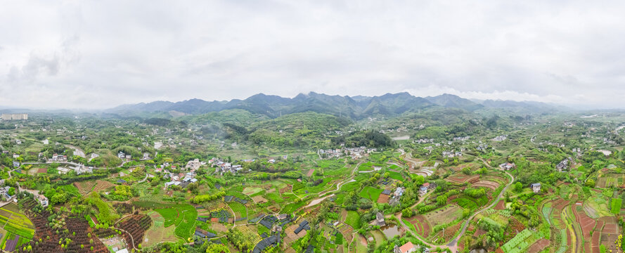 山村风景航拍