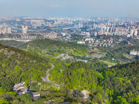 俯瞰沙坪坝区