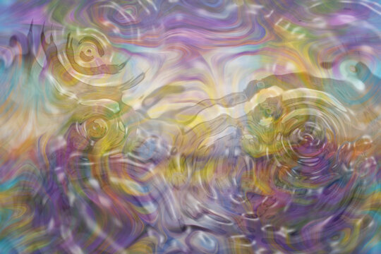 唯美夢(mèng)幻水波紋