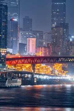 重庆洪崖洞城市夜景