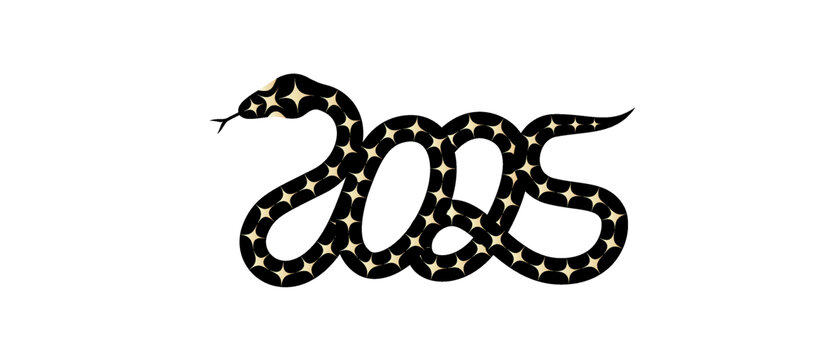 蛇年设计插图