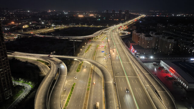 淄博火车站夜景