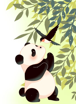 熊猫二十四节气全套之春分