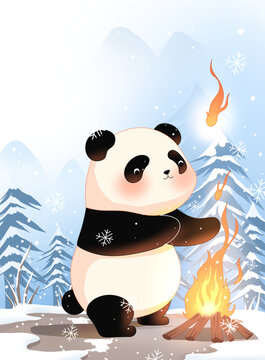 熊猫二十四节气全套之大寒