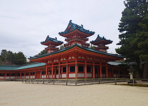 京都平安神宫苍龙楼