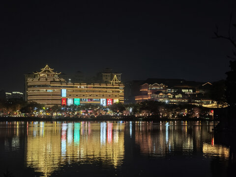 惠州西湖夜景