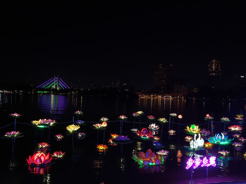 惠州西湖夜景