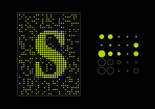 S鏤空字母矢量圖形