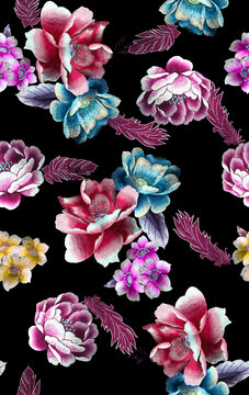刺繡女裝花型