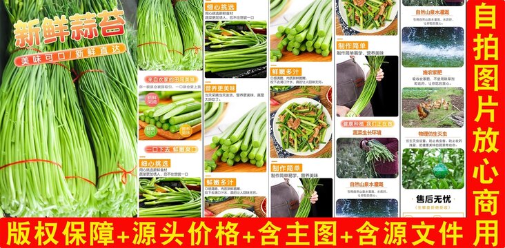蒜苔詳情頁