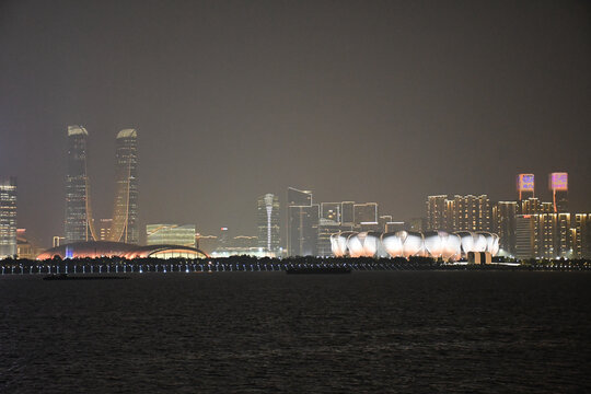 钱塘江夜景