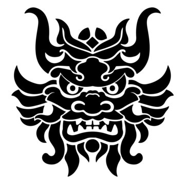 龍頭面具