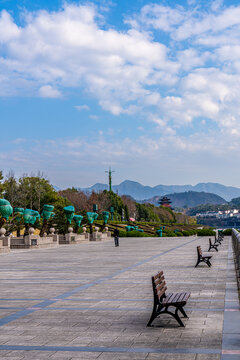 丽水瓯江两岸风景