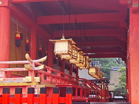 日本京都伏见稻荷大社建筑