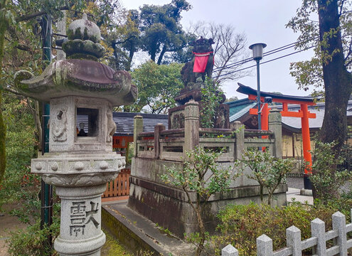 日本京都伏见稻荷大社建筑