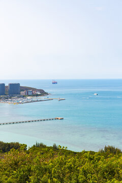 三亚鹿回头景区港灯塔海岸