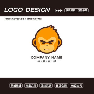 猴子logo標(biāo)志