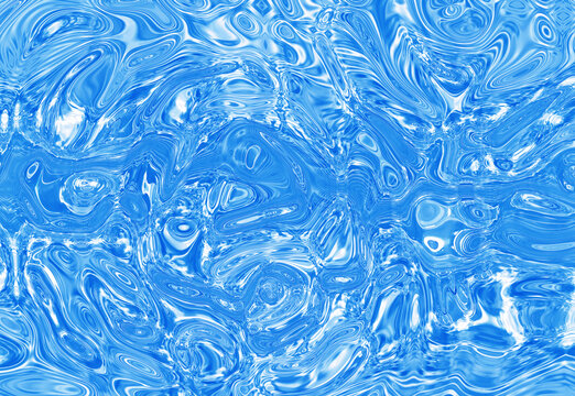 高清蓝色水波纹