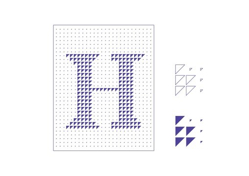 H三角形镂空板