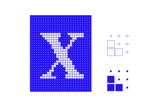 X方块图形