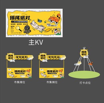 寵物市集活動(dòng)物料