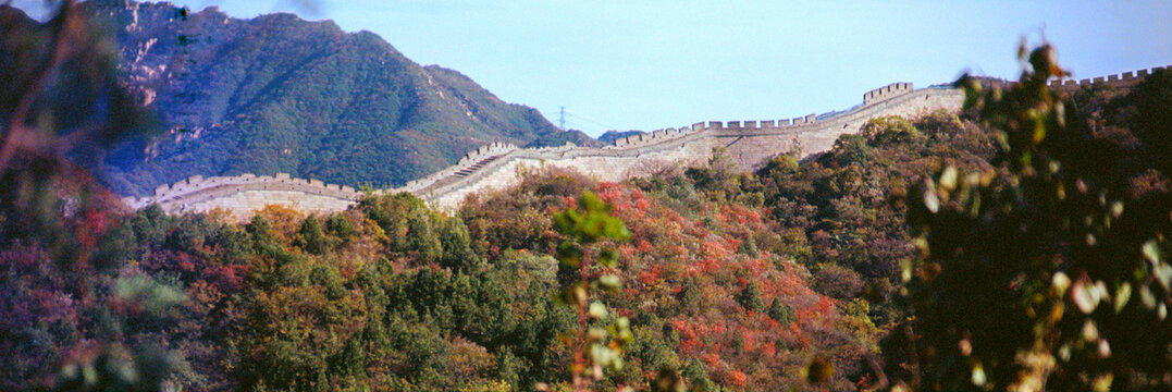 北京八达岭长城秋景