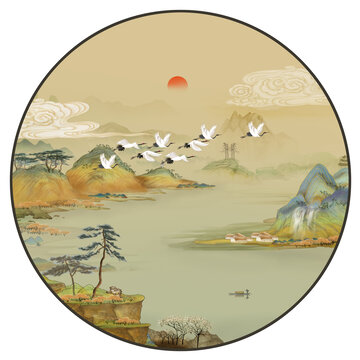 山水國(guó)畫
