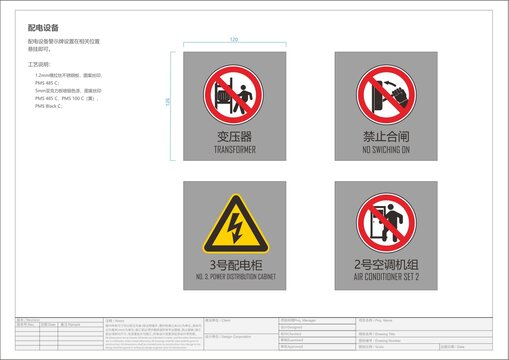 警示提示标识