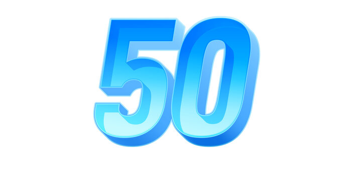 數(shù)字50科技字體設(shè)計(jì)