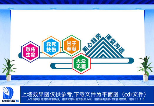 用心服務(wù)用愛溝通醫(yī)院展板