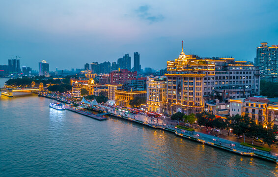 广州粤海关夜景