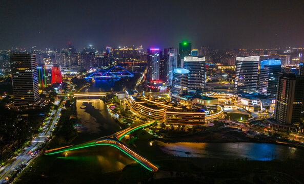 南沙区夜景