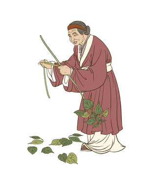 古代老婦人